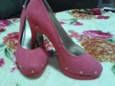 Salto Puramania Rosa LINDO!!! Tam: 38